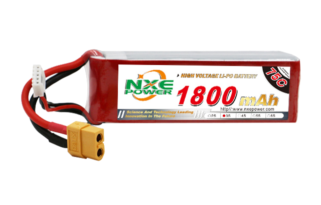 1800mAh 75C 3S 11.4V FPV穿越機(jī)電池